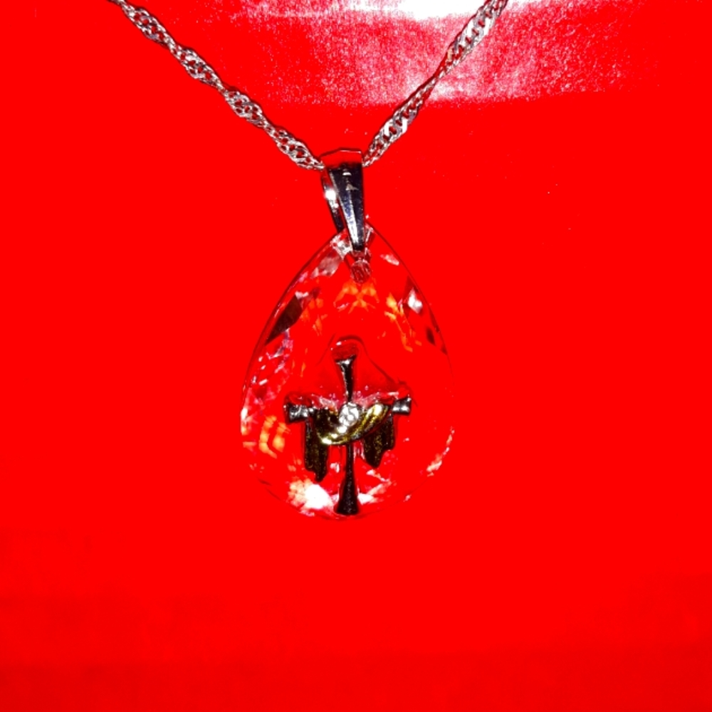 Crystal Cross Necklace